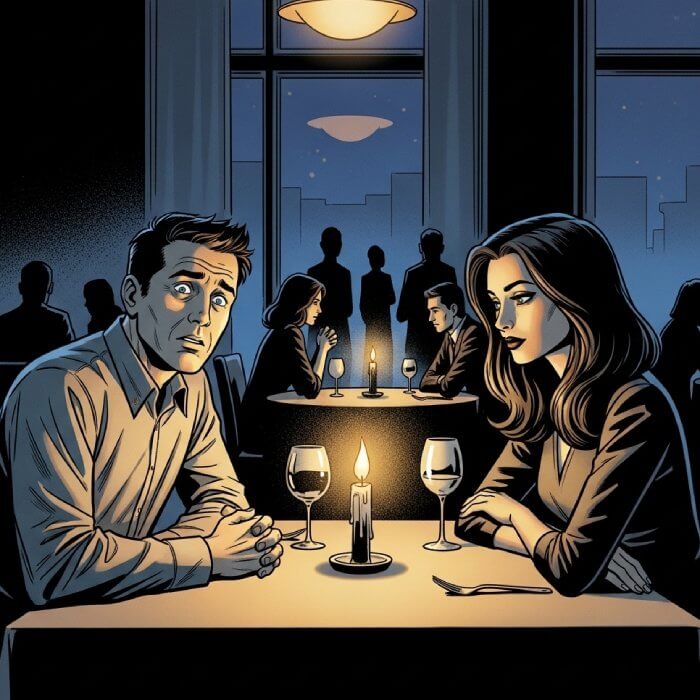 The Perfect Match Never Blinks - Dating App Mystery Psychological Story Cover Art